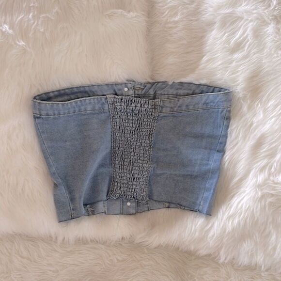 Denim crop top - Picture 7 of 7